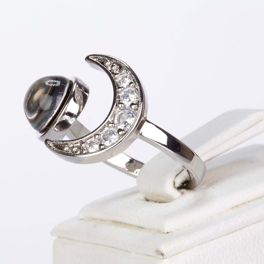 Arany tónusú Emporia Ötvözetű Gyűrű Fehér Emporia® Kristállyal 2 