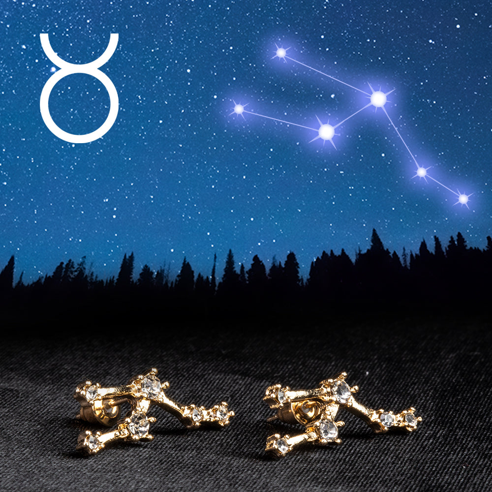 Bika Arany tónusú Emporia Ötvözetű Fülbevaló Fehér Emporia® Kristállyal 1 