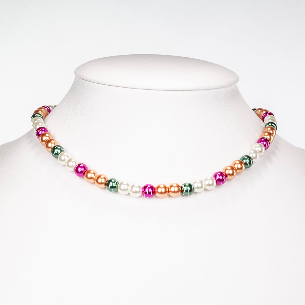 Arany tónusú Emporia Ötvözetű Szett ( Nyaklánc+Fülbevaló+Karkötő ) 7 