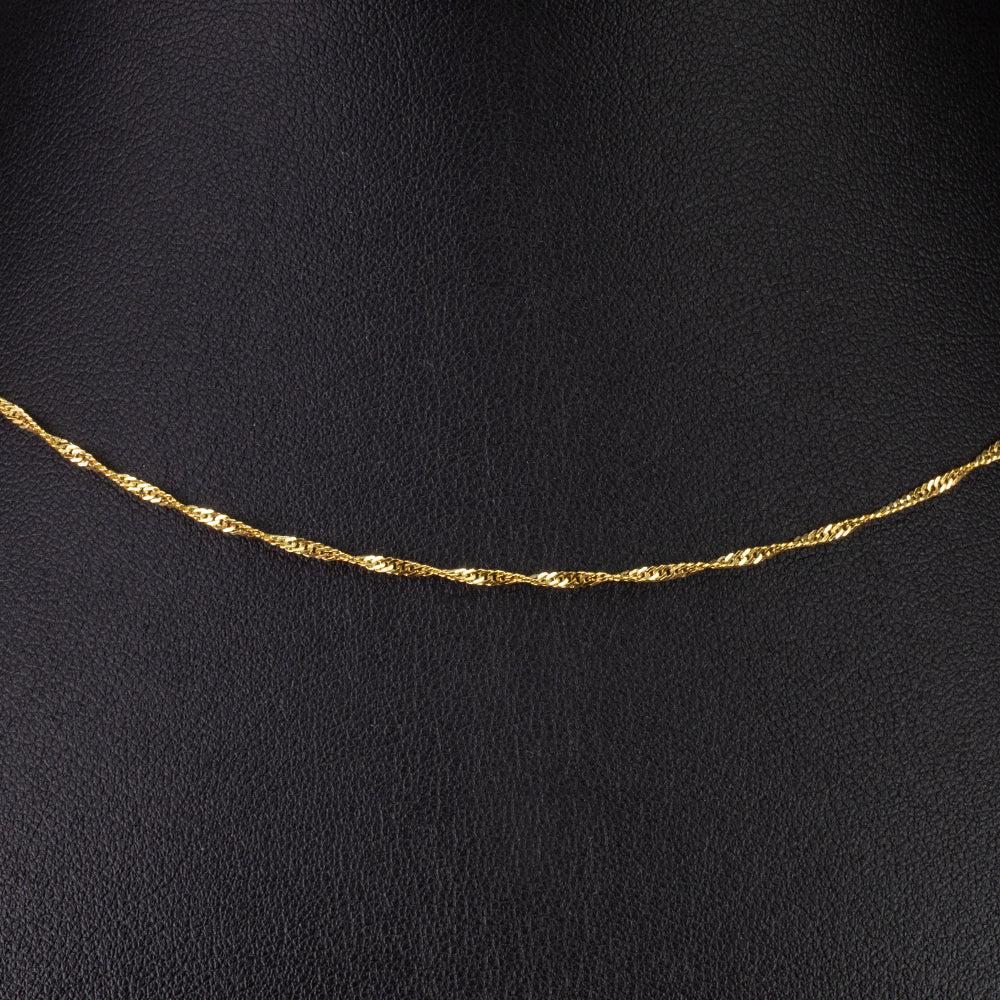 Arannyal Bevont Ezüst Lánc 1 