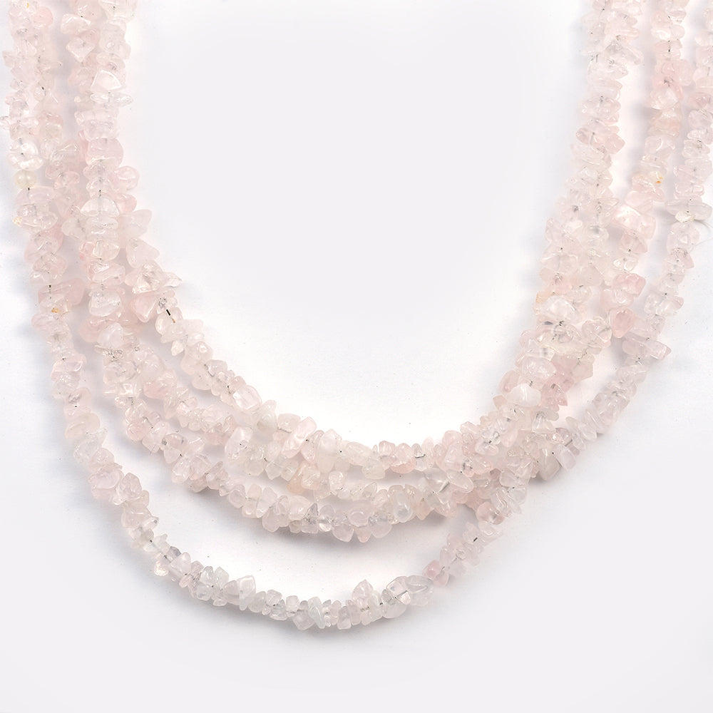 Nugget Nyaklánc Rózsakvarccal 4 