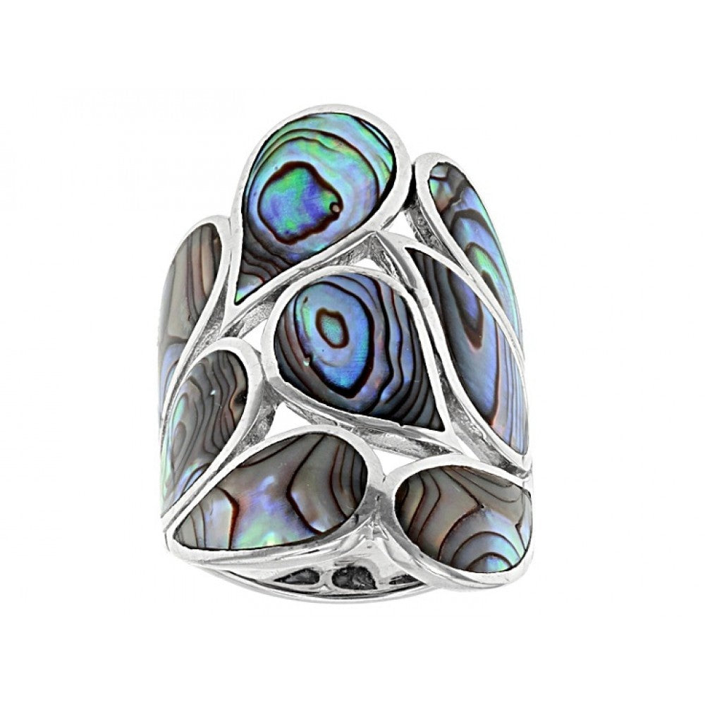 Ezüst Gyűrű Abalone Kagylóval 1 