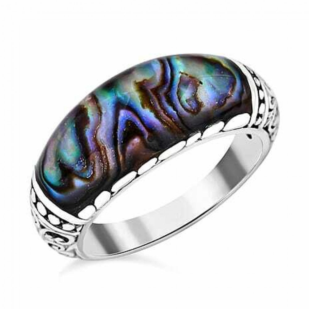 Ezüst Gyűrű Abalone Kagylóval 1 