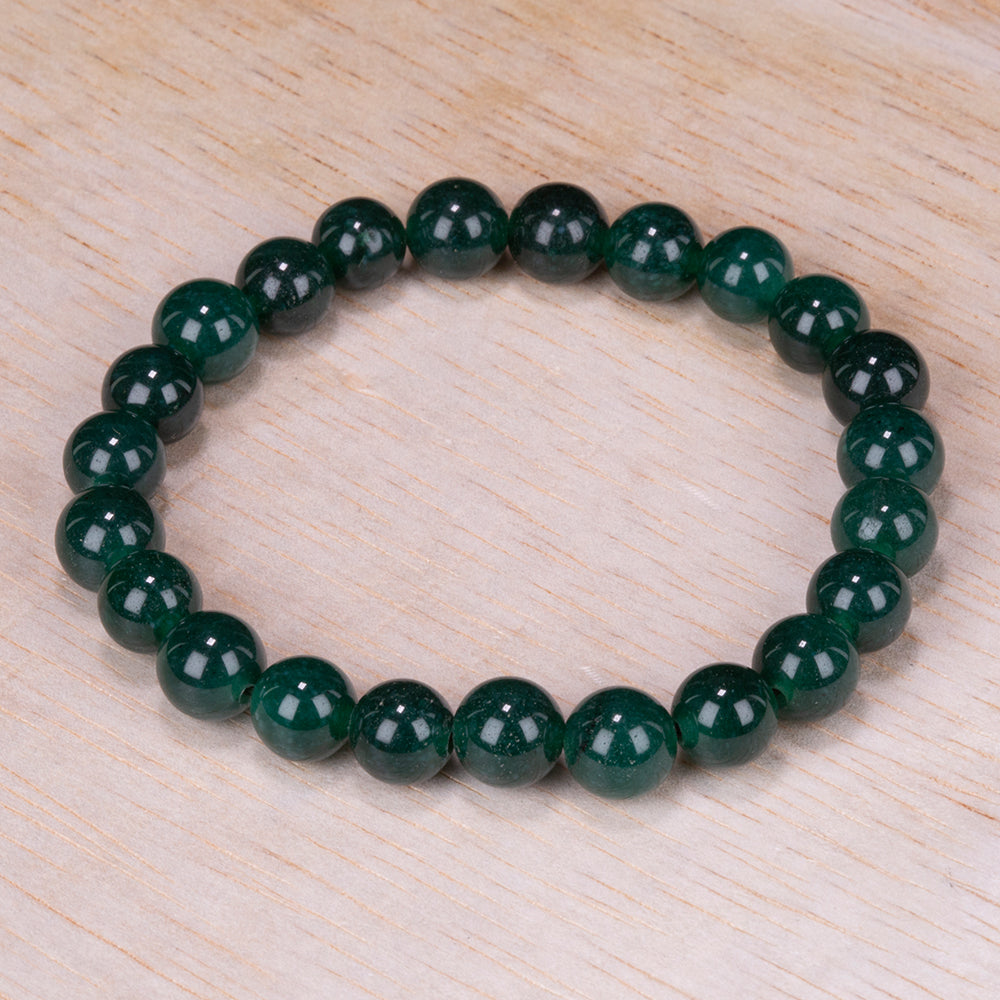 Set of Bracelet with Dyed Amethyst Jade, Green Jade, Light Blue Jade, Dark Blue Jade and Red Jade ATWG: 88.55 cts, AVG: 88.56 grms