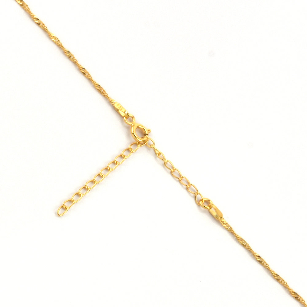 Arannyal Bevont Ezüst Lánc 4 