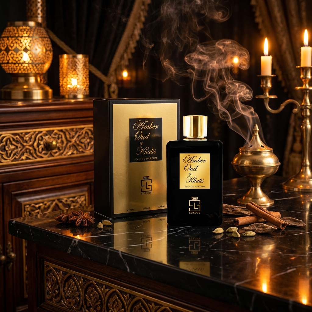 Amber Oud by Khalis Luxury Collection EDP 100 ml – fűszeres-fás uniszex illat 1 
