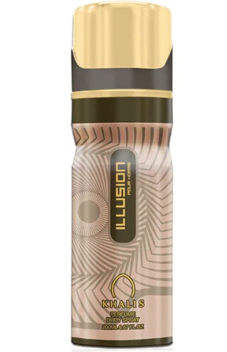 Illusion parfümös testspray 200 ml – citrusos-fűszeres uniszex illat 3 