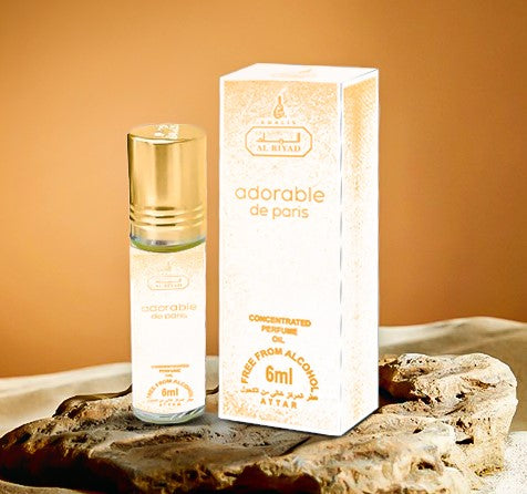 Adorable de Paris Al Riyad golyós parfümolaj 6 ml – virágos-citrusos női illat 3 