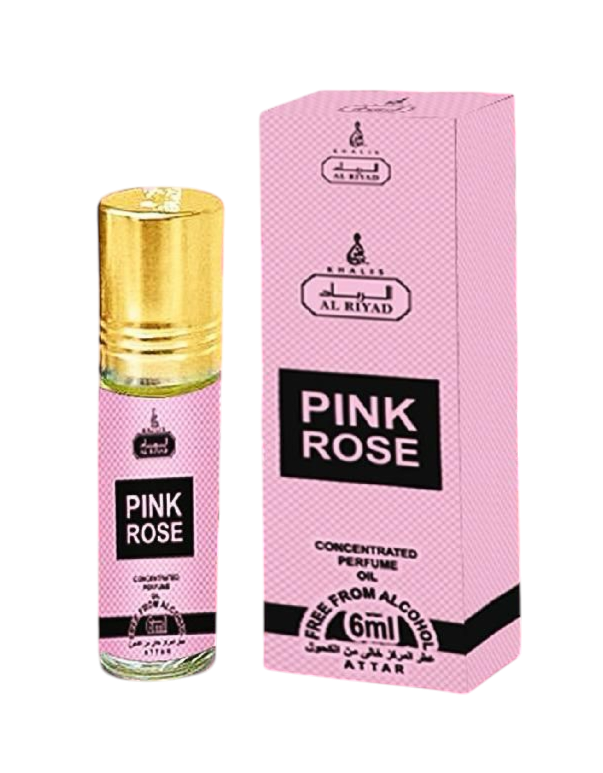 Pink Rose Al Riyad golyós parfümolaj 6 ml – gyümölcsös-virágos női illat