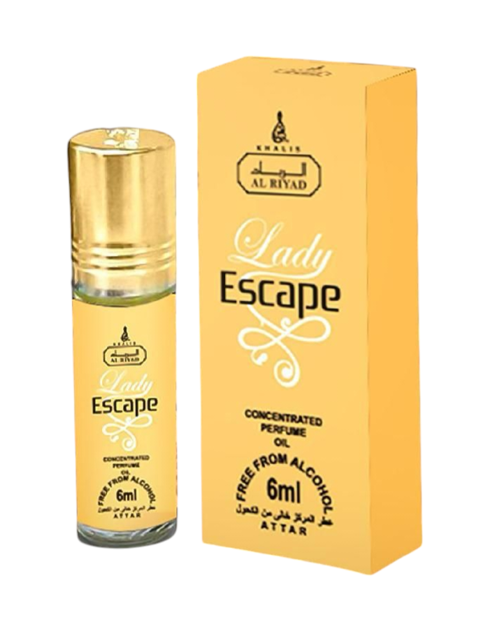 Lady Escape Al Riyad golyós parfümolaj 6 ml – gyümölcsös-virágos női illat 2 