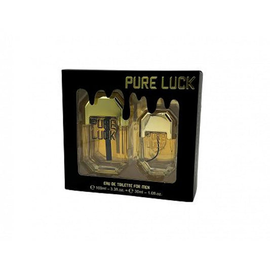 Linn Young EDT 100 ml + 30 ml "Pure Luck" – fás-fűszeres illat férfiaknak