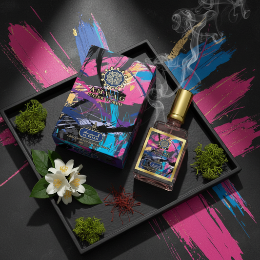 30 ml Eau de Perfume Amwag Enter World Spicy Jasmine Fragrance for Women (Middle: Jasmine / Base: Moss / Saffron / Gourmand)