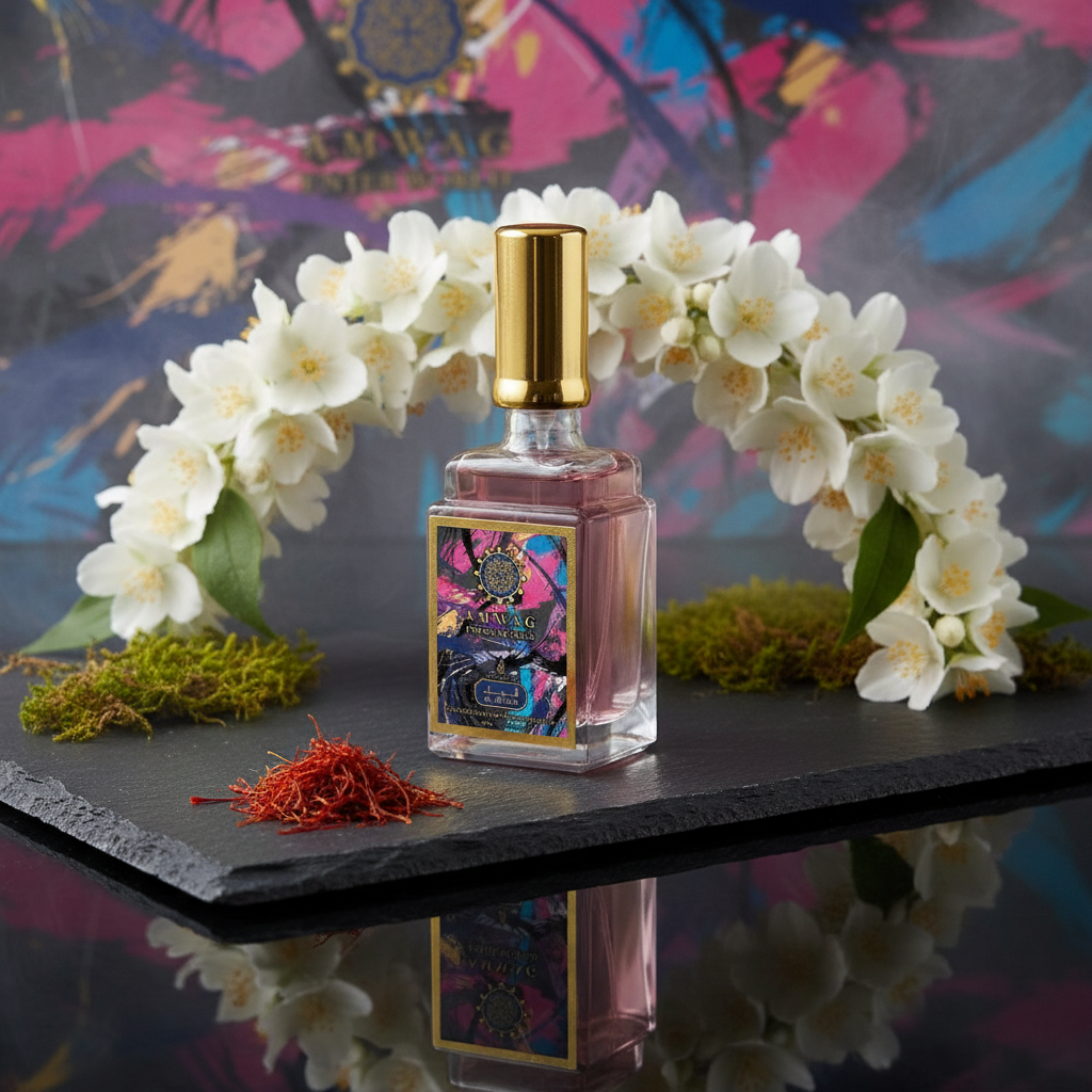 30 ml Eau de Perfume Amwag Enter World Spicy Jasmine Fragrance for Women (Middle: Jasmine / Base: Moss / Saffron / Gourmand) 8 