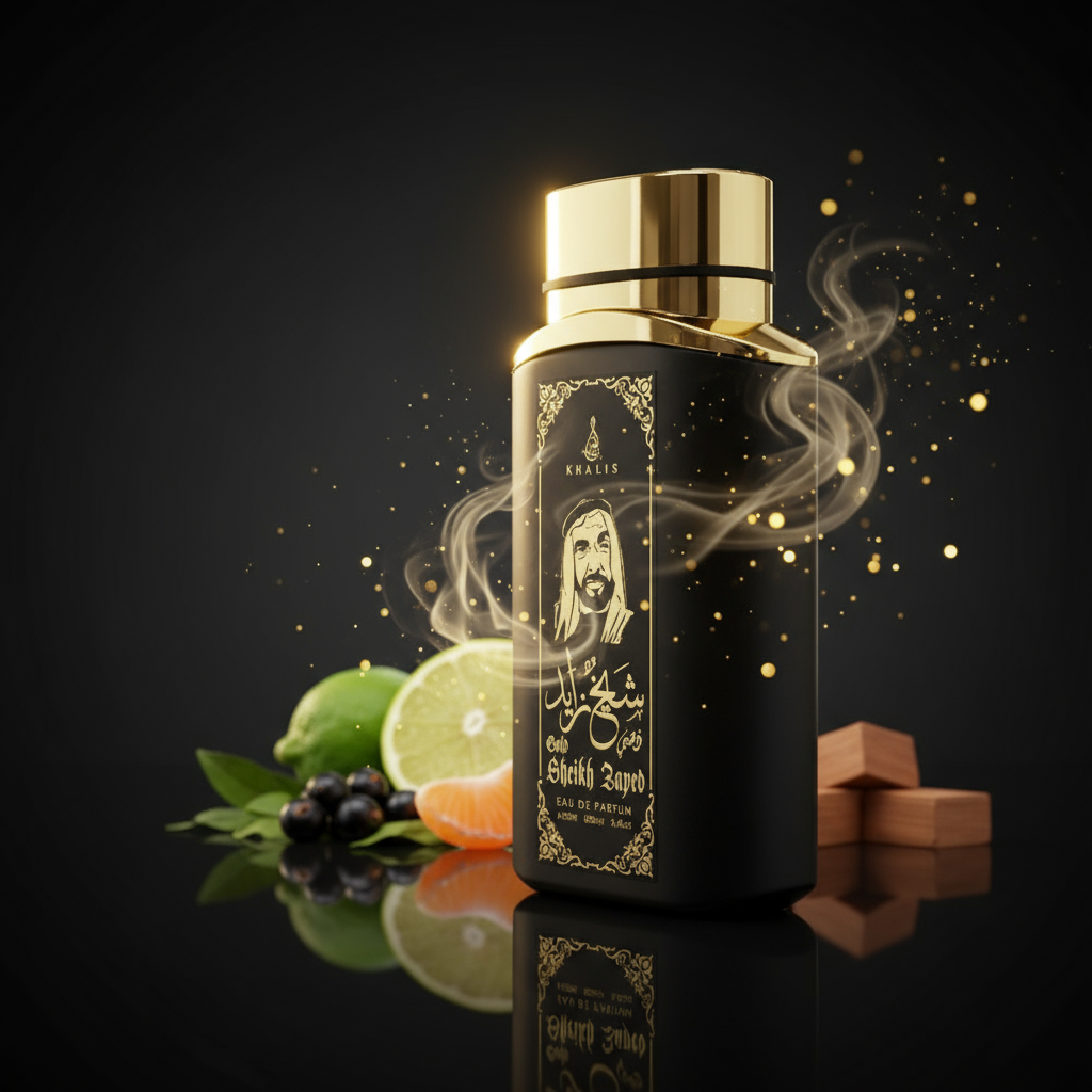 100 ml Eau de Perfume SHEIKH ZAYED GOLD Fűszeres Fás Illat Férfiaknak 8 