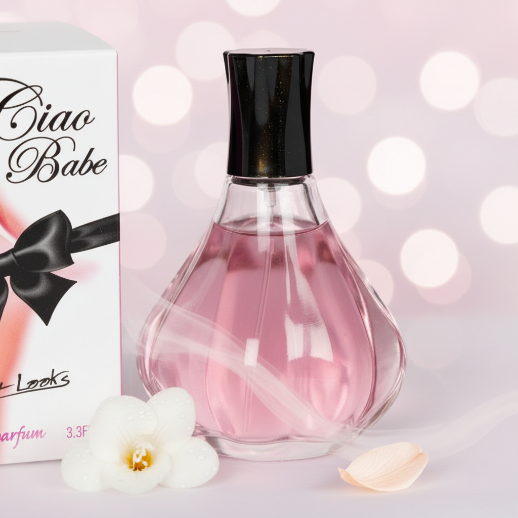 100 ml Eau de Perfume "CIAO BABE" Gyümölcsös Virágos Illat Nőknek, 2% illatolaj tartalommal