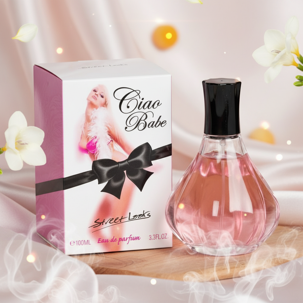 100 ml Eau de Perfume "CIAO BABE" Gyümölcsös Virágos Illat Nőknek, 2% illatolaj tartalommal 1 