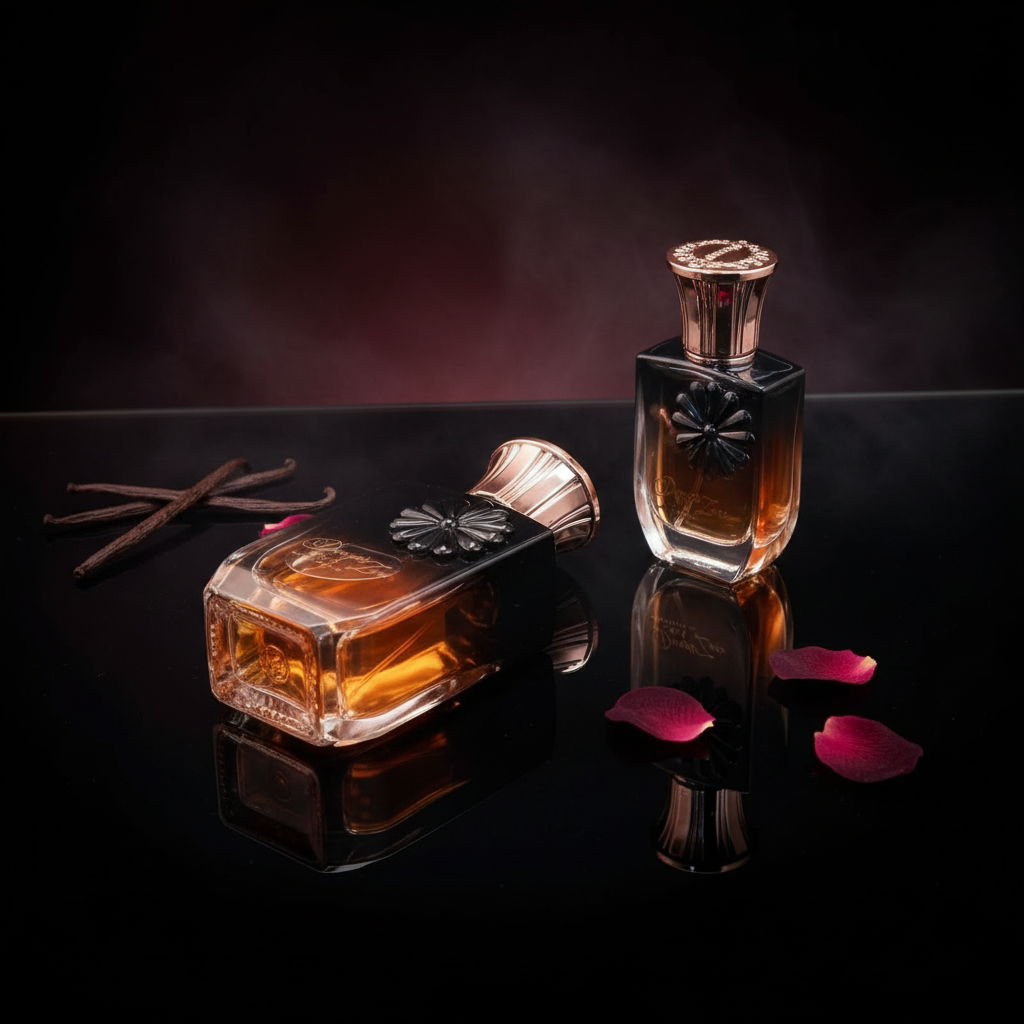 100 ml + 30 ml Eau de Perfume "DANGER ZONE NOIR" Keleti - Vaníliás Illat Nőknek