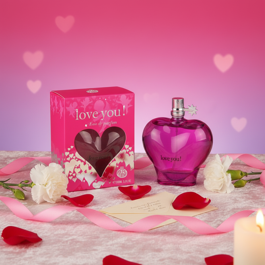100 ml Eau de Parfum  "Love You Pink" Gyümölcsös - Citrusos Illat Nőknek 5 