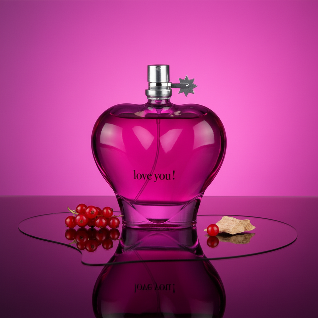 100 ml Eau de Parfum  "Love You Pink" Gyümölcsös - Citrusos Illat Nőknek 7 