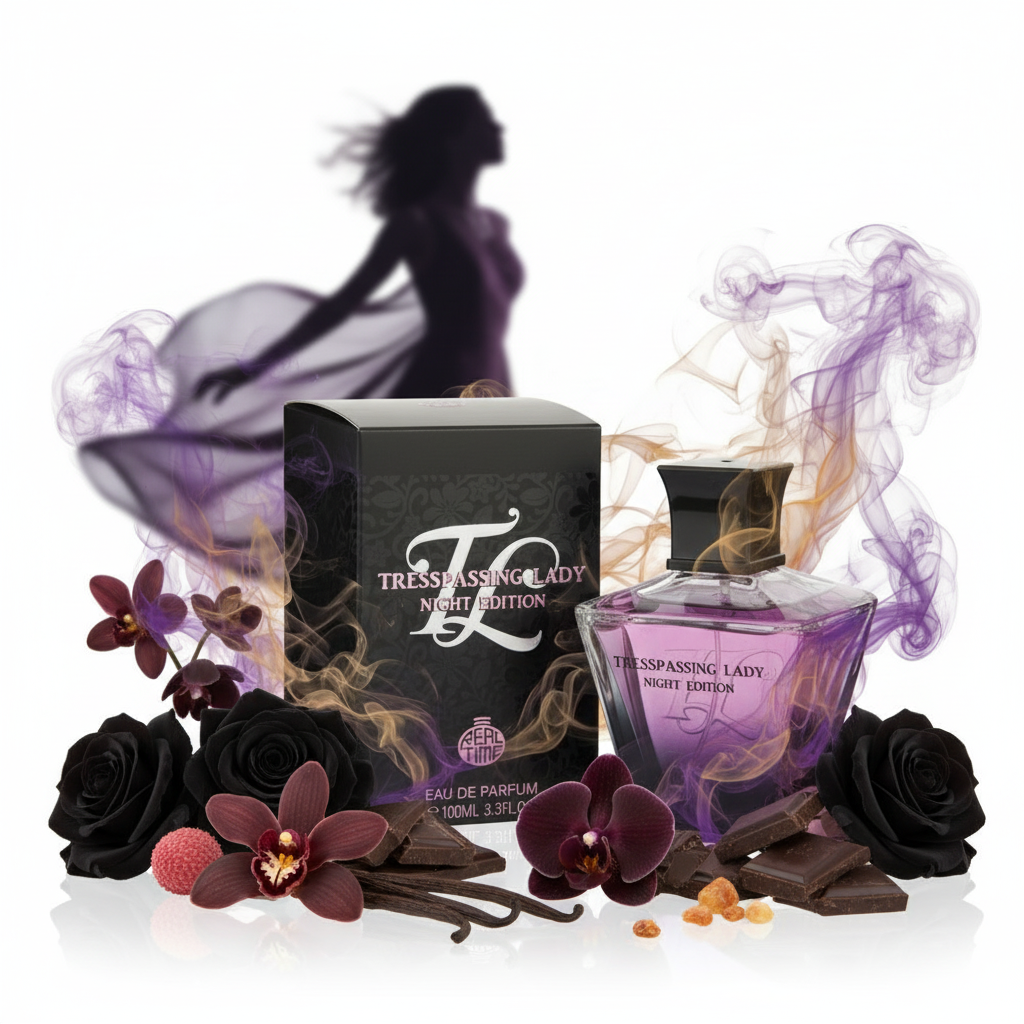 100 ml Eau de Parfum "Trespassing Lady Night Edition"  Virágos - Fűszeres Illat Nőknek