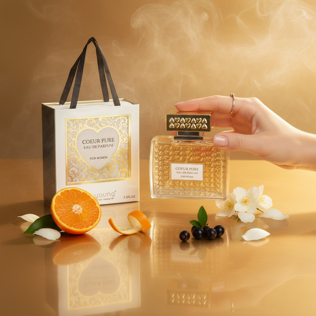100 ml Eau de Perfume COEUR PURE Virágos Illat Nőknek
