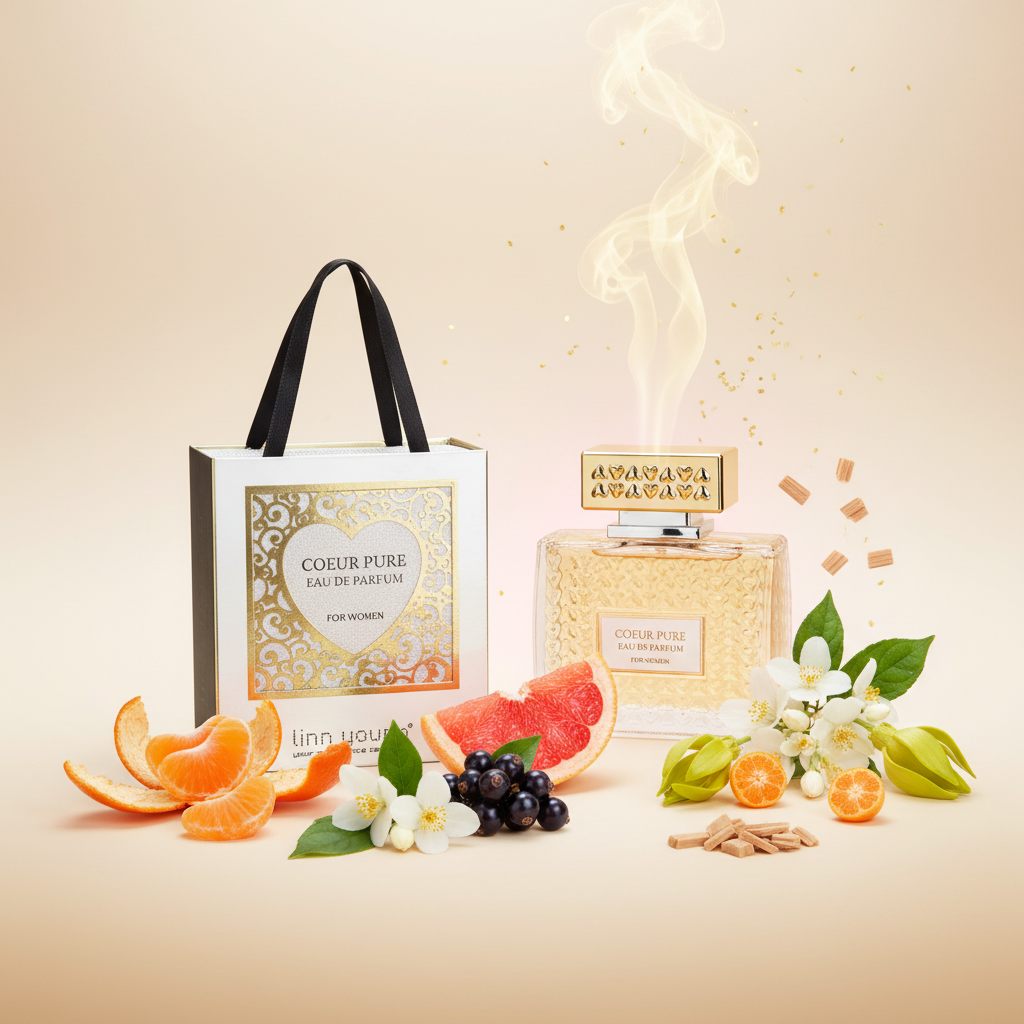 100 ml Eau de Perfume COEUR PURE Virágos Illat Nőknek 3 