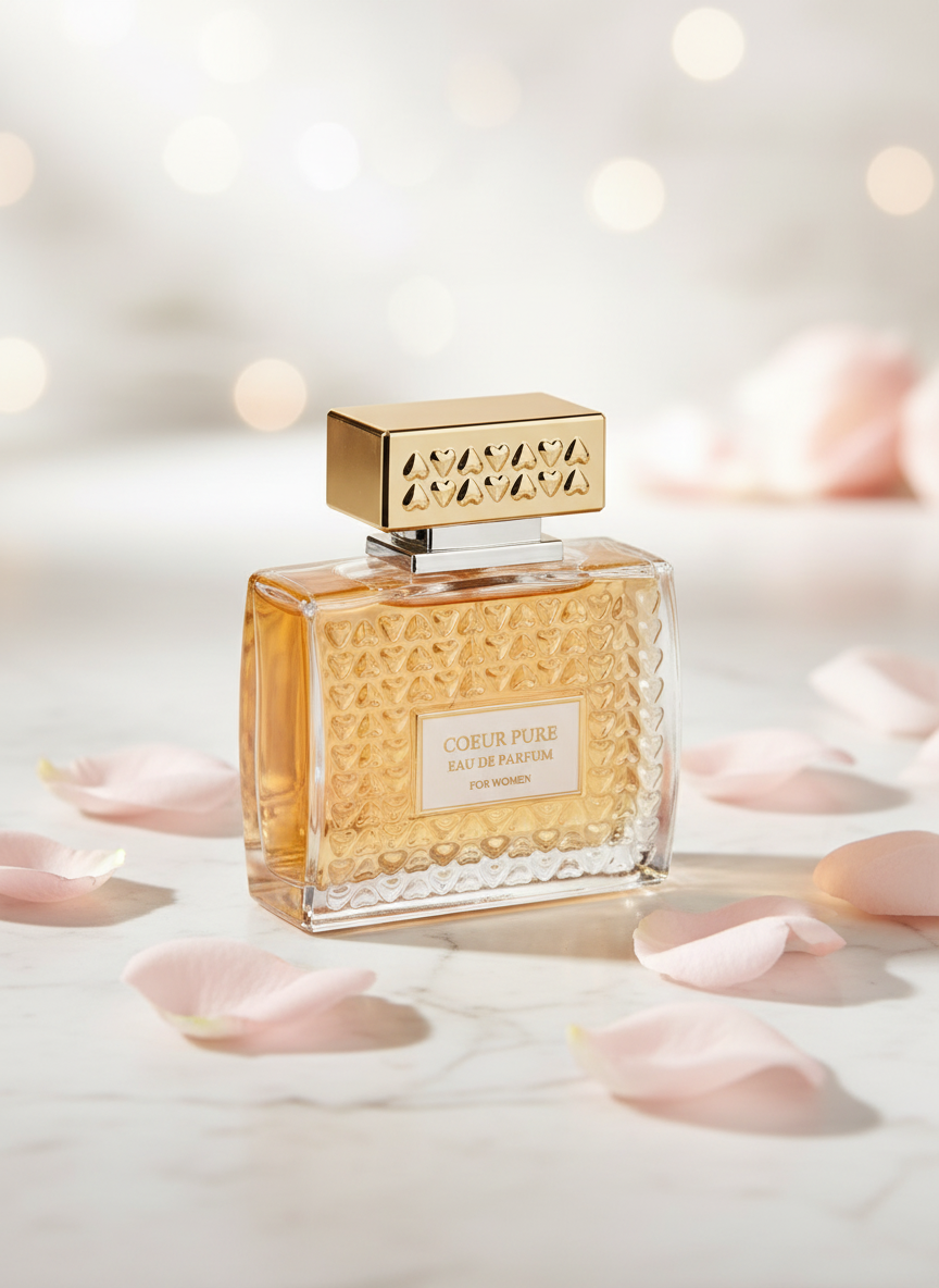 100 ml Eau de Perfume COEUR PURE Virágos Illat Nőknek 4 