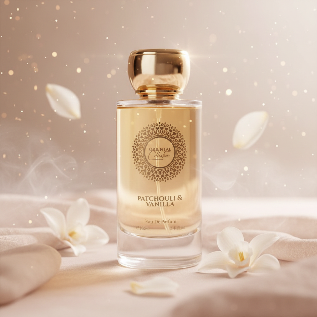 100 ml EDP PATCHOULI & VANILLA Fás, elegáns, púderes orientális női parfüm 4 