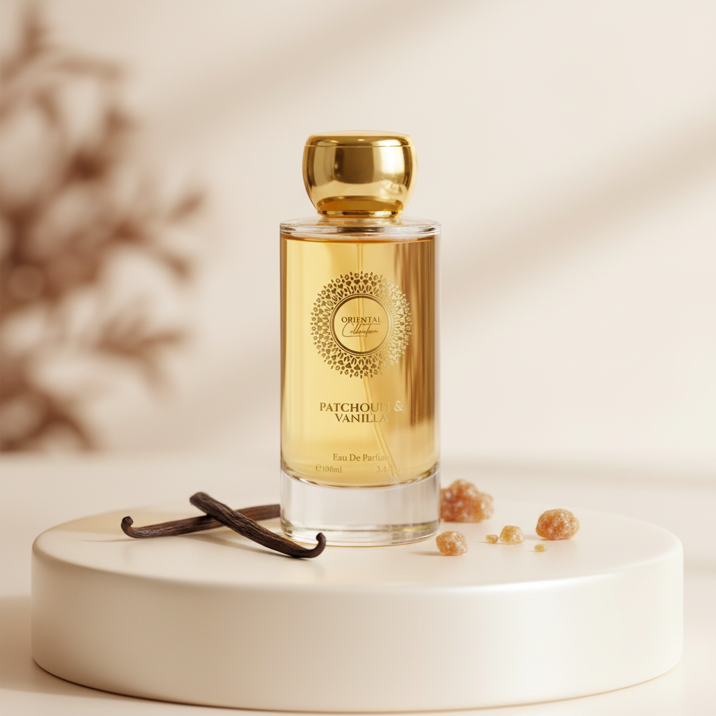 100 ml EDP PATCHOULI & VANILLA Fás, elegáns, púderes orientális női parfüm 6 