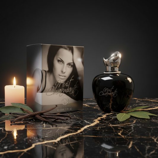 100 ml eau de perfume Nuit Charmante  édes, virágos illat nőknek