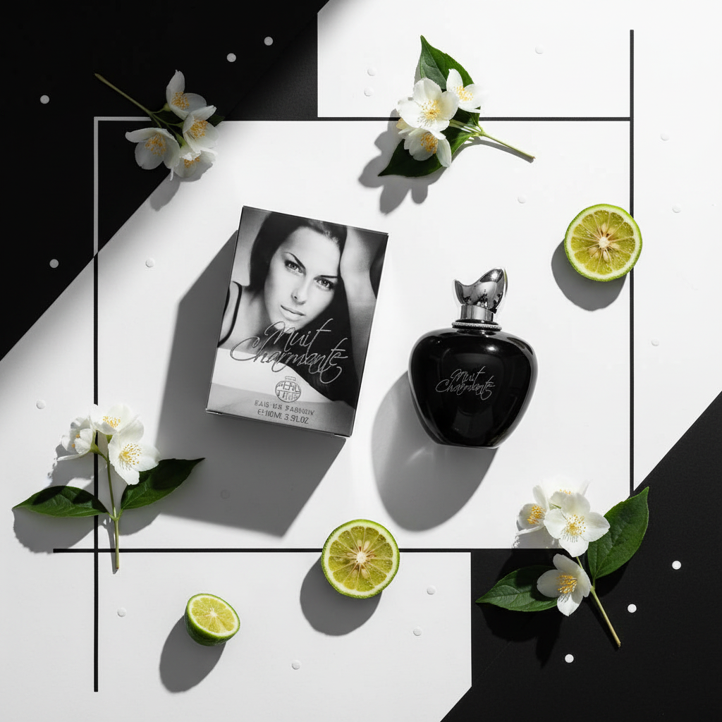100 ml eau de perfume Nuit Charmante  édes, virágos illat nőknek