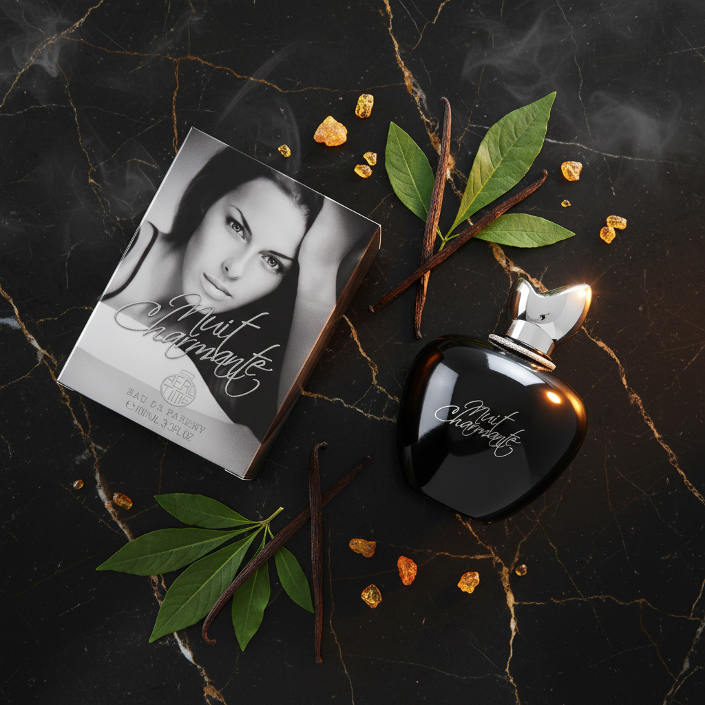 100 ml eau de perfume Nuit Charmante  édes, virágos illat nőknek