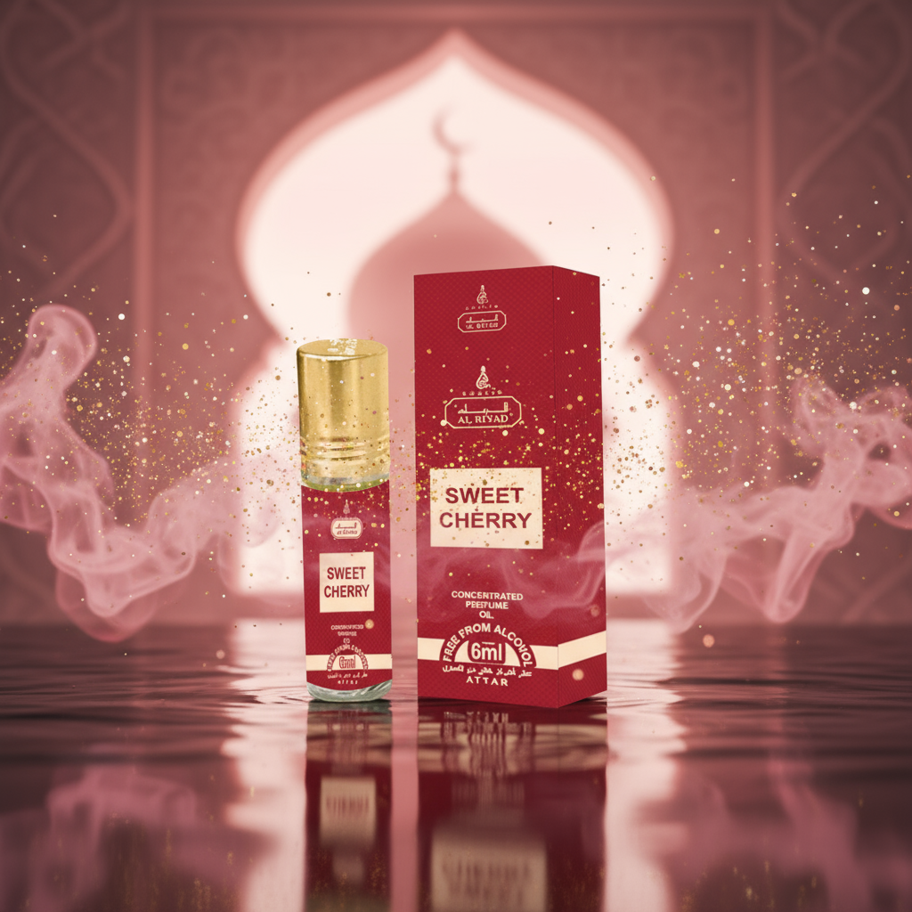 Parfümolaj 6ml "Sweet Cherry (Al Riyad)" – gyümölcsös-virágos illat unisex 4 