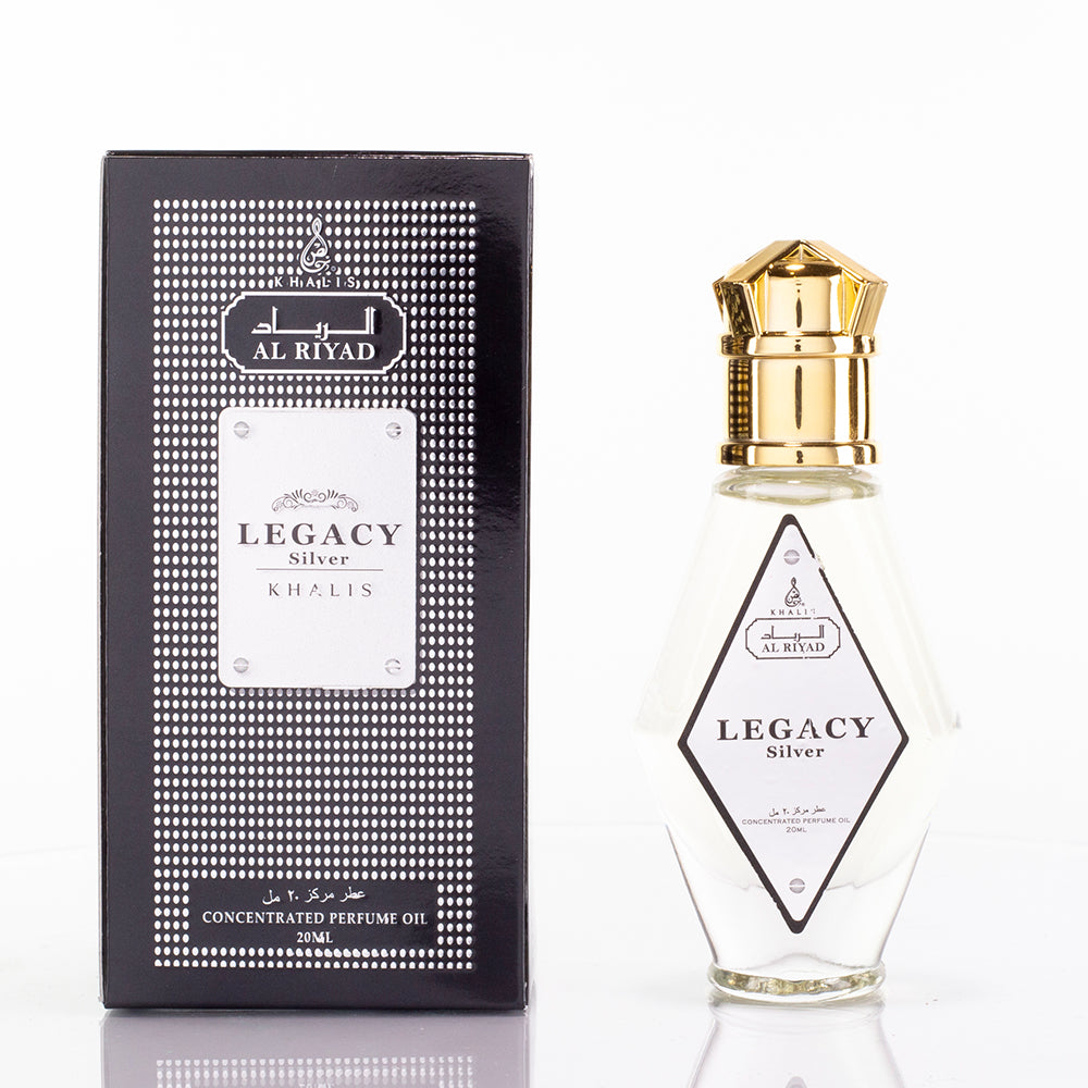 Parfümolaj 20ml "Legacy Silver" – fás illat unisex 4 