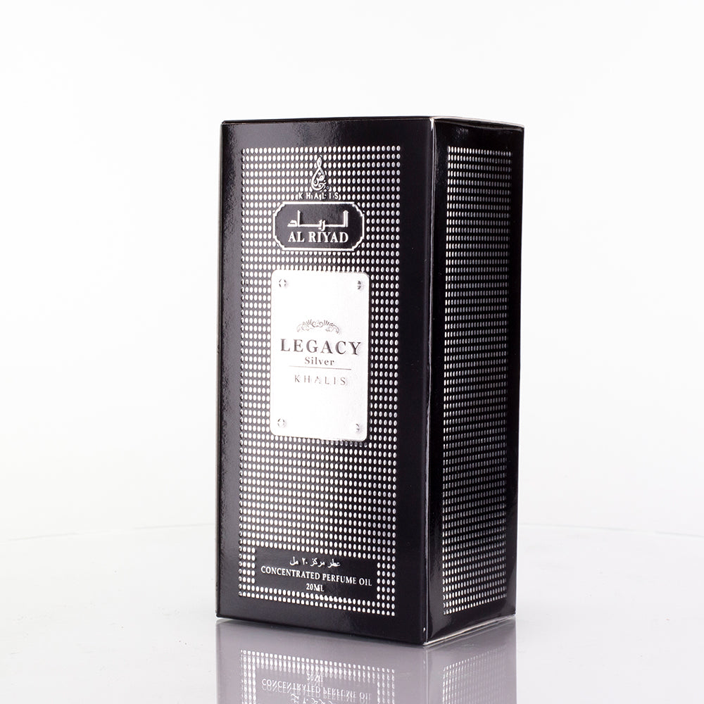 Parfümolaj 20ml "Legacy Silver" – fás illat unisex 5 