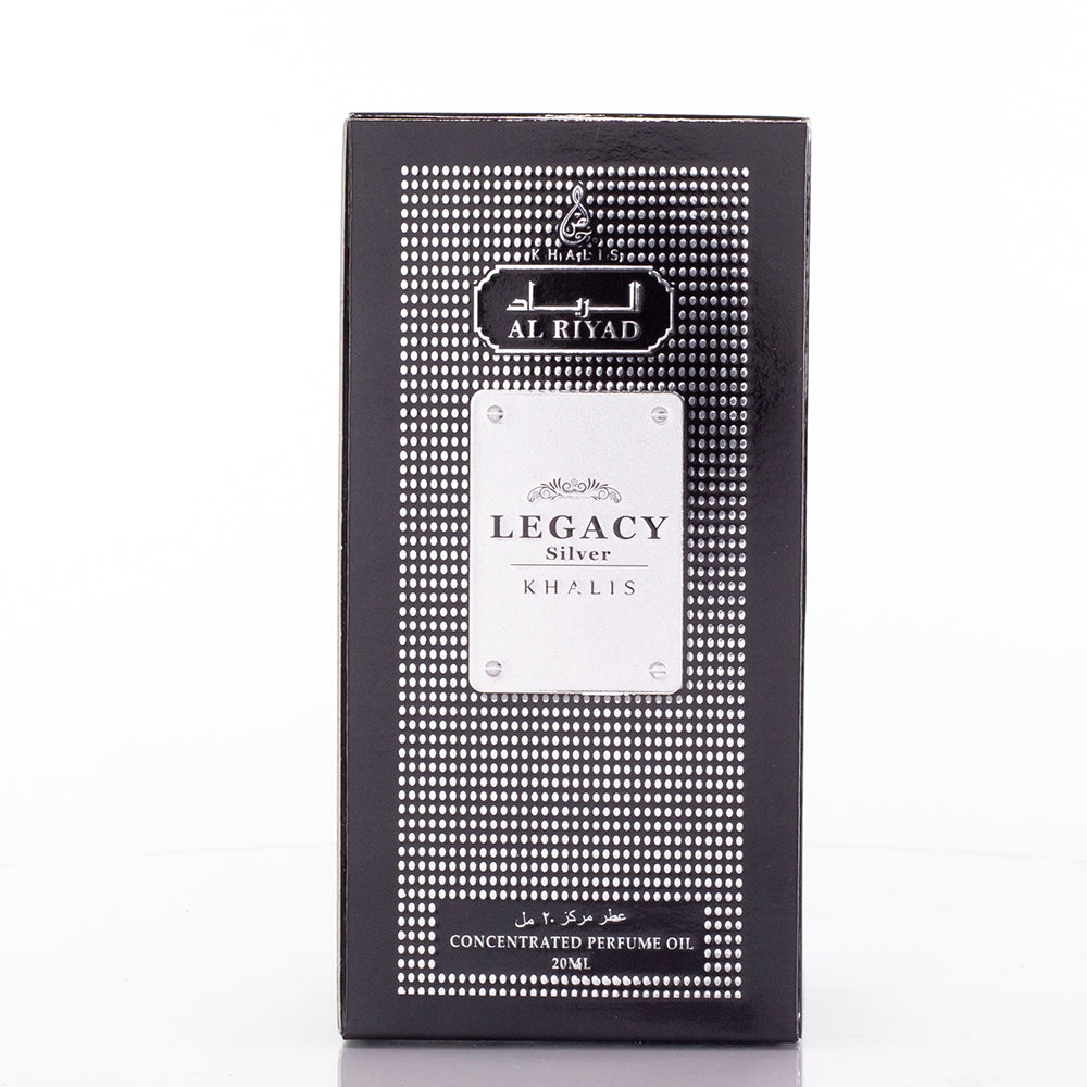 Parfümolaj 20ml "Legacy Silver" – fás illat unisex