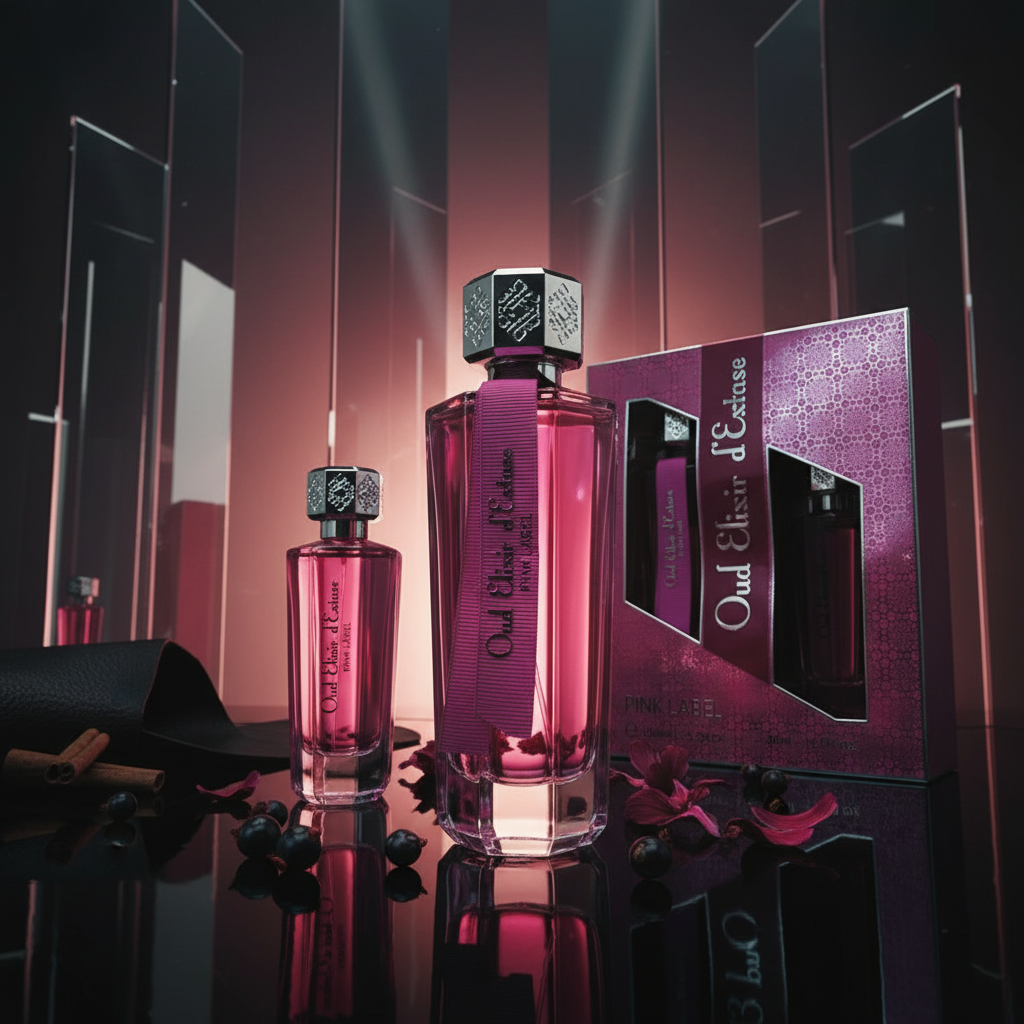EDP 100ml + 30 ml "Oud Elixir Pink" - virágos-keleties illat 1 