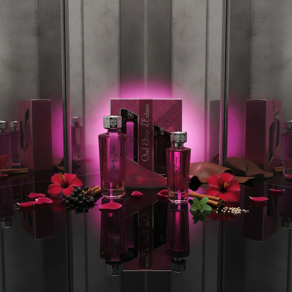 EDP 100ml + 30 ml "Oud Elixir Pink" - virágos-keleties illat 5 
