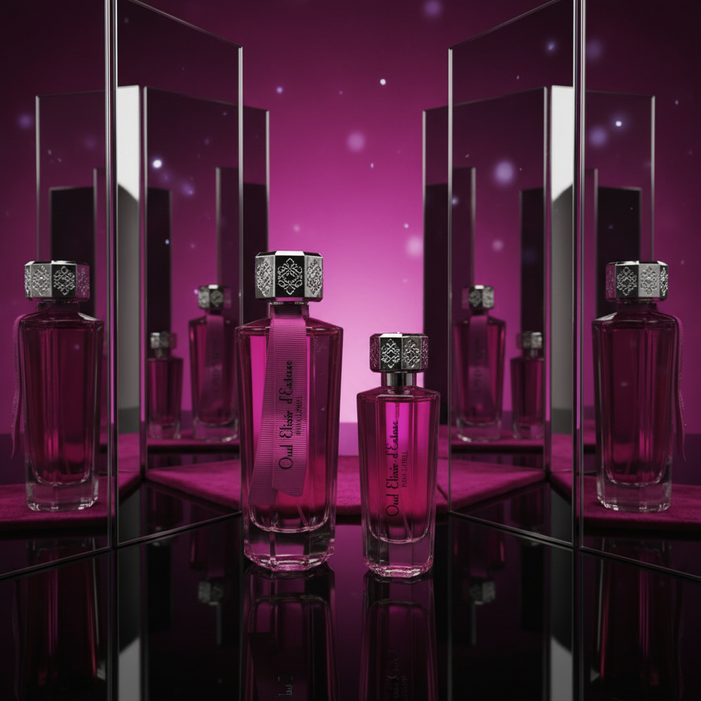EDP 100ml + 30 ml "Oud Elixir Pink" - virágos-keleties illat 6 