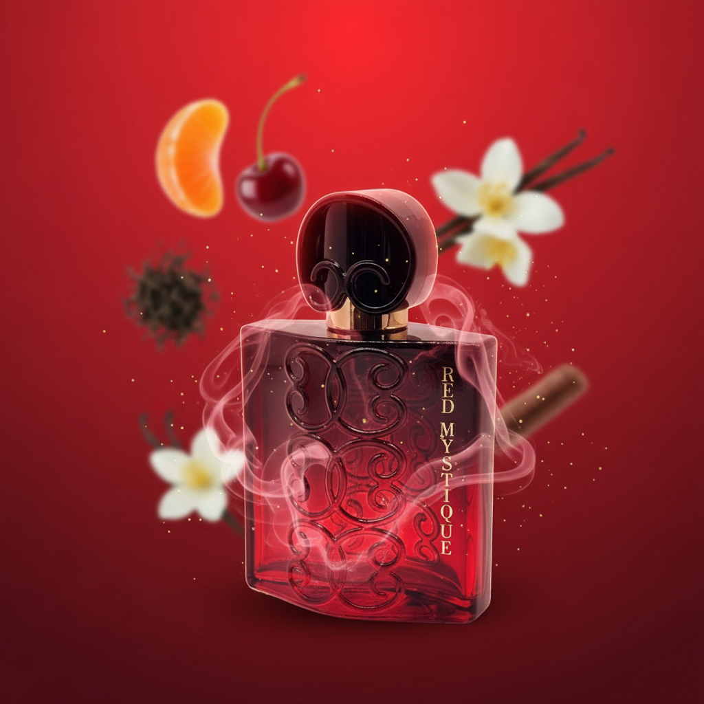EDP 100ml "Black Intense Red Mystique" - virágos-gyümölcsös illat 3 