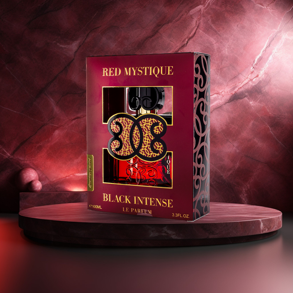 EDP 100ml "Black Intense Red Mystique" - virágos-gyümölcsös illat 4 