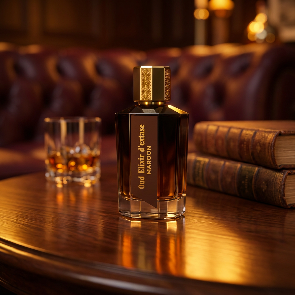 EDP 100ml "Oud Elixir D’extase Maroon" - keleties-fás illat 3 