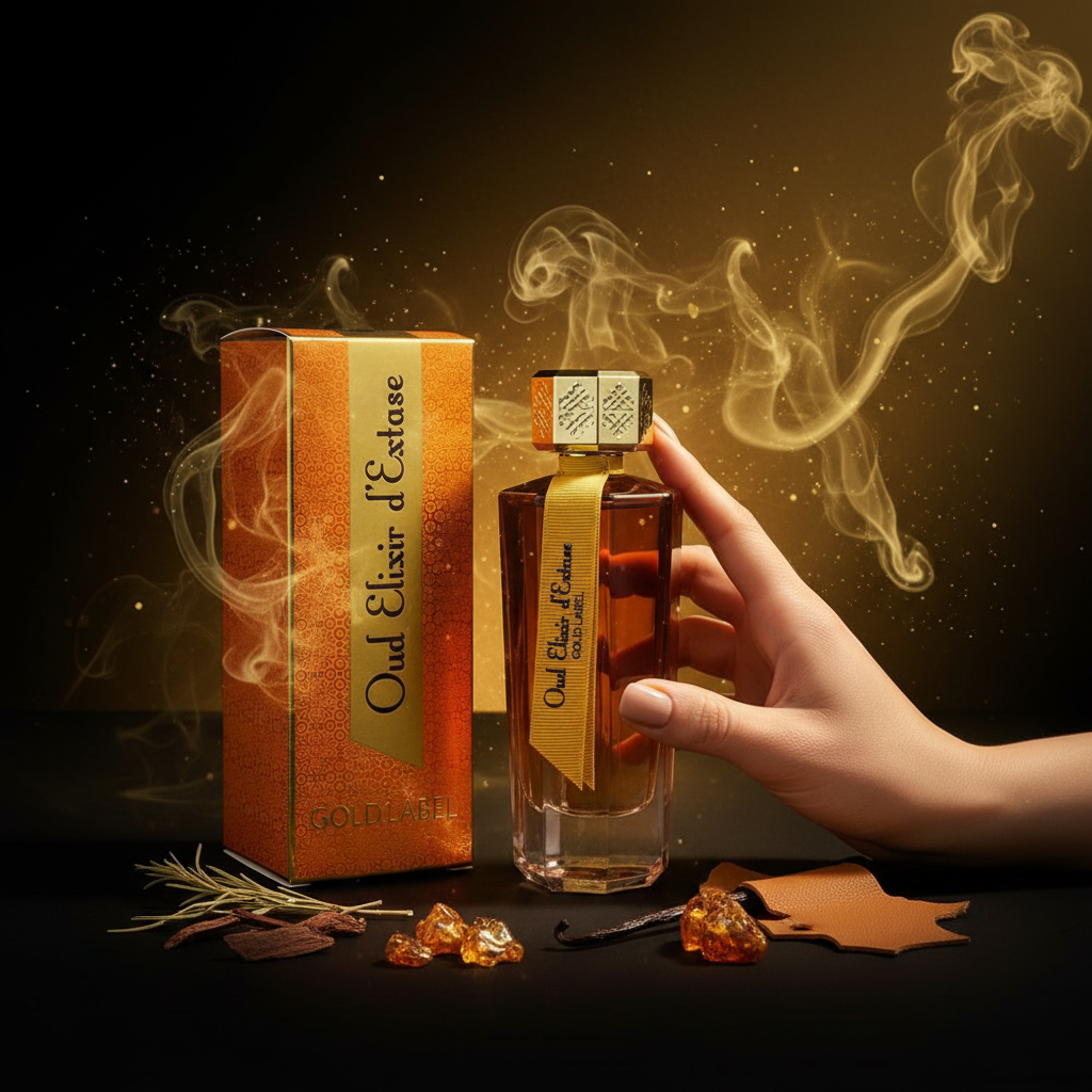 "Oud Elixir d’Extase Gold Label" EDP 100ml  – fás-ciprus illat 2 