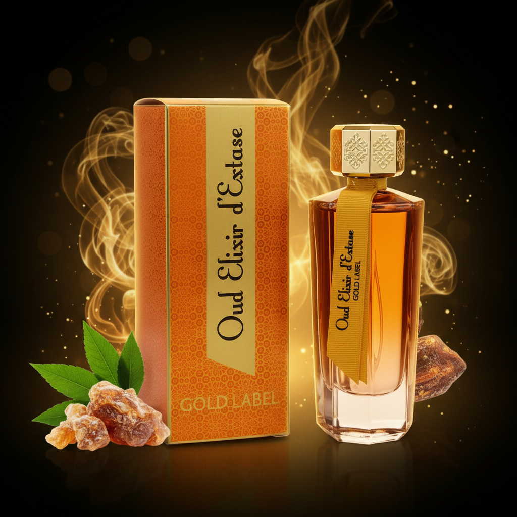 "Oud Elixir d’Extase Gold Label" EDP 100ml  – fás-ciprus illat 5 