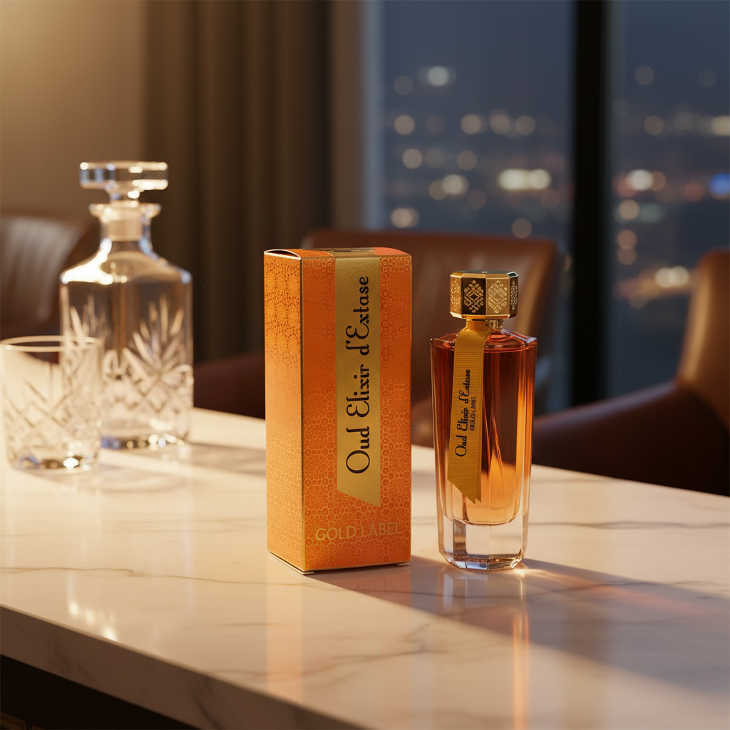 "Oud Elixir d’Extase Gold Label" EDP 100ml  – fás-ciprus illat