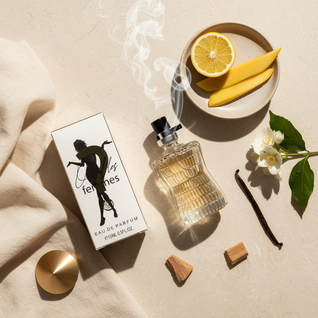 15 ml EDP "OÙ SONT LES FEMMES" - virágos - fás - pézsmás illat 8 