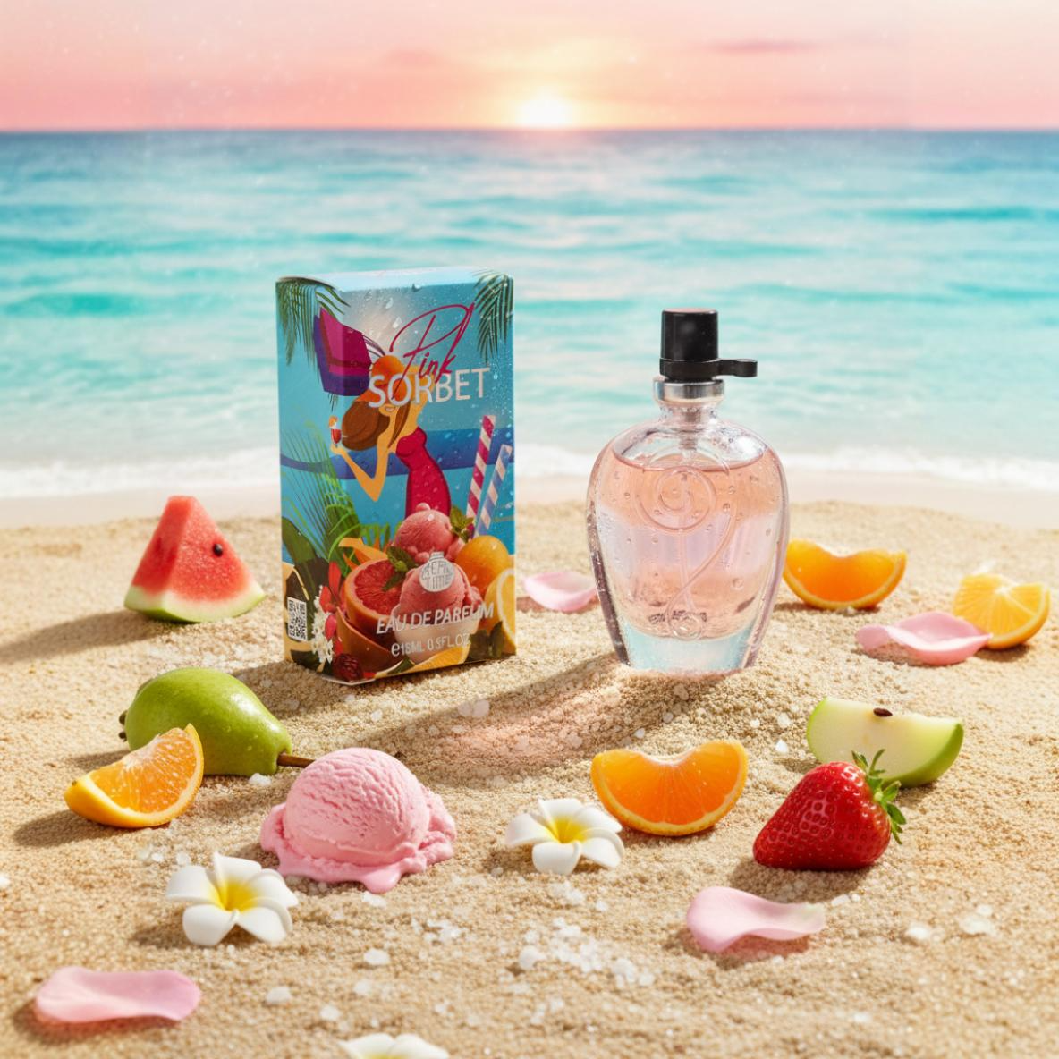 15 ml EDP "PINK SORBET" - gyümölcsös - aromás illat 9 