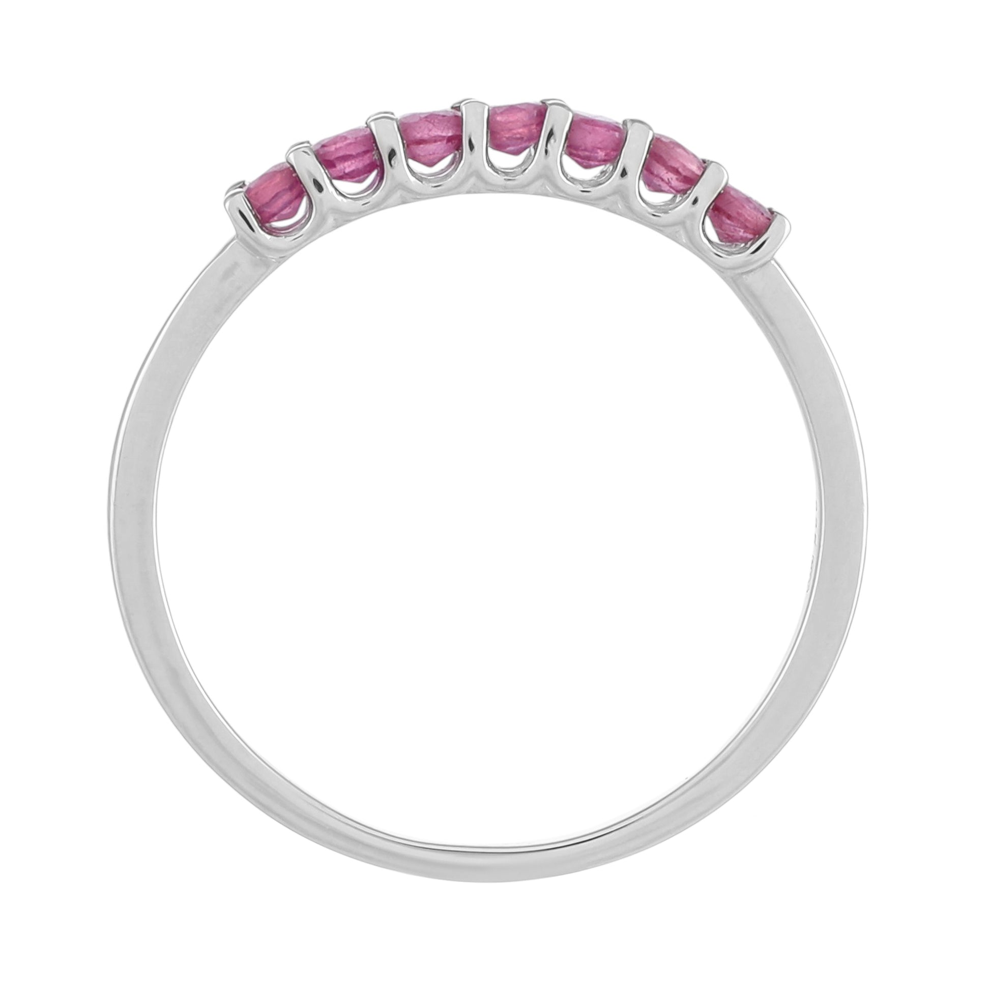 Ezüst Gyűrű Thai Rubinnal 4 