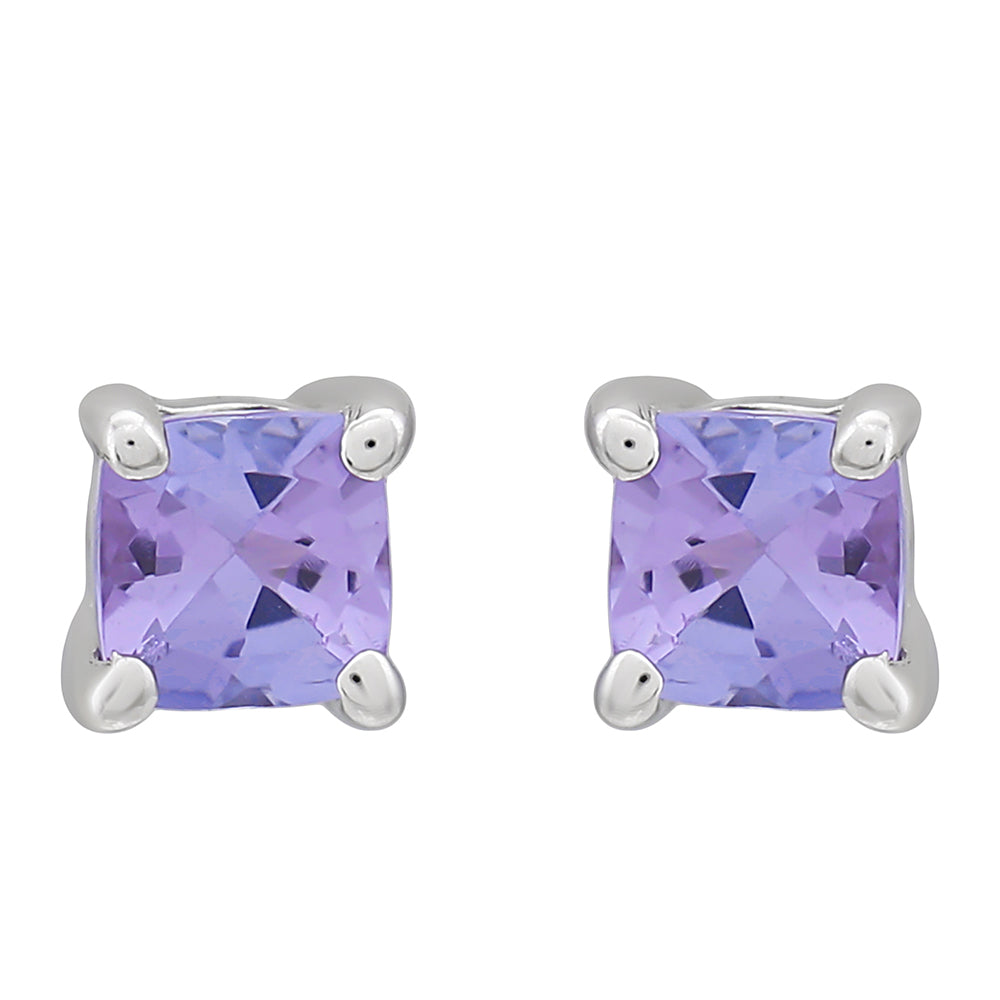 Ezüst Szett "AAA" Osztályú Tanzanittal ( Fülbevaló ) 4 