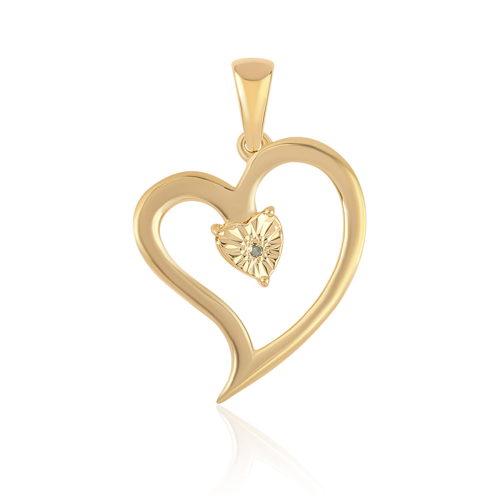 Arannyal Bevont Ezüst Medál Zöld Gyémánttal 1 